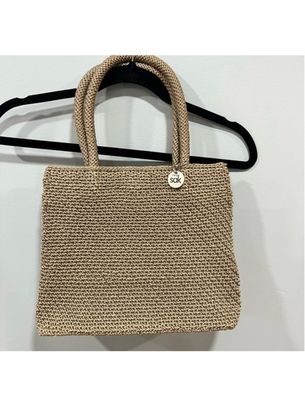 The Sak Crochet Tote Bag One Size Beige